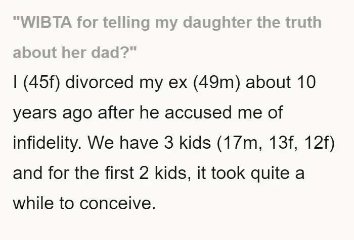 Telling Child Truth About Divorce