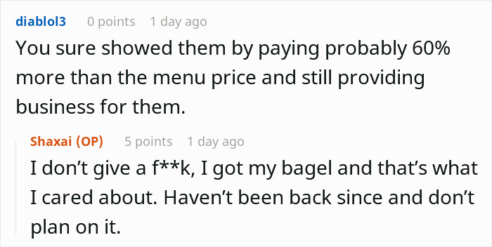 Coffee Shop Refuses to Sell Bagel to Adult from Kids' Menu