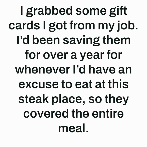 Using Gift Cards on a First Date