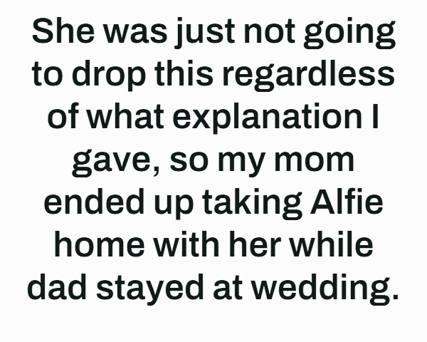 Child at Sister's Childfree Wedding Due to Emergency