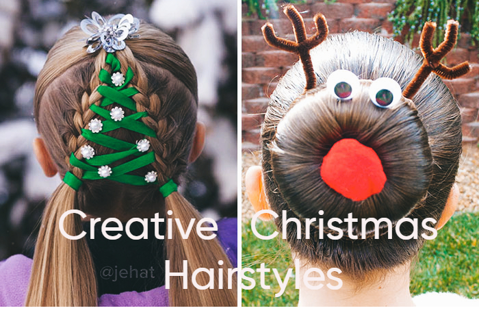 Creative Christmas Hairstyles