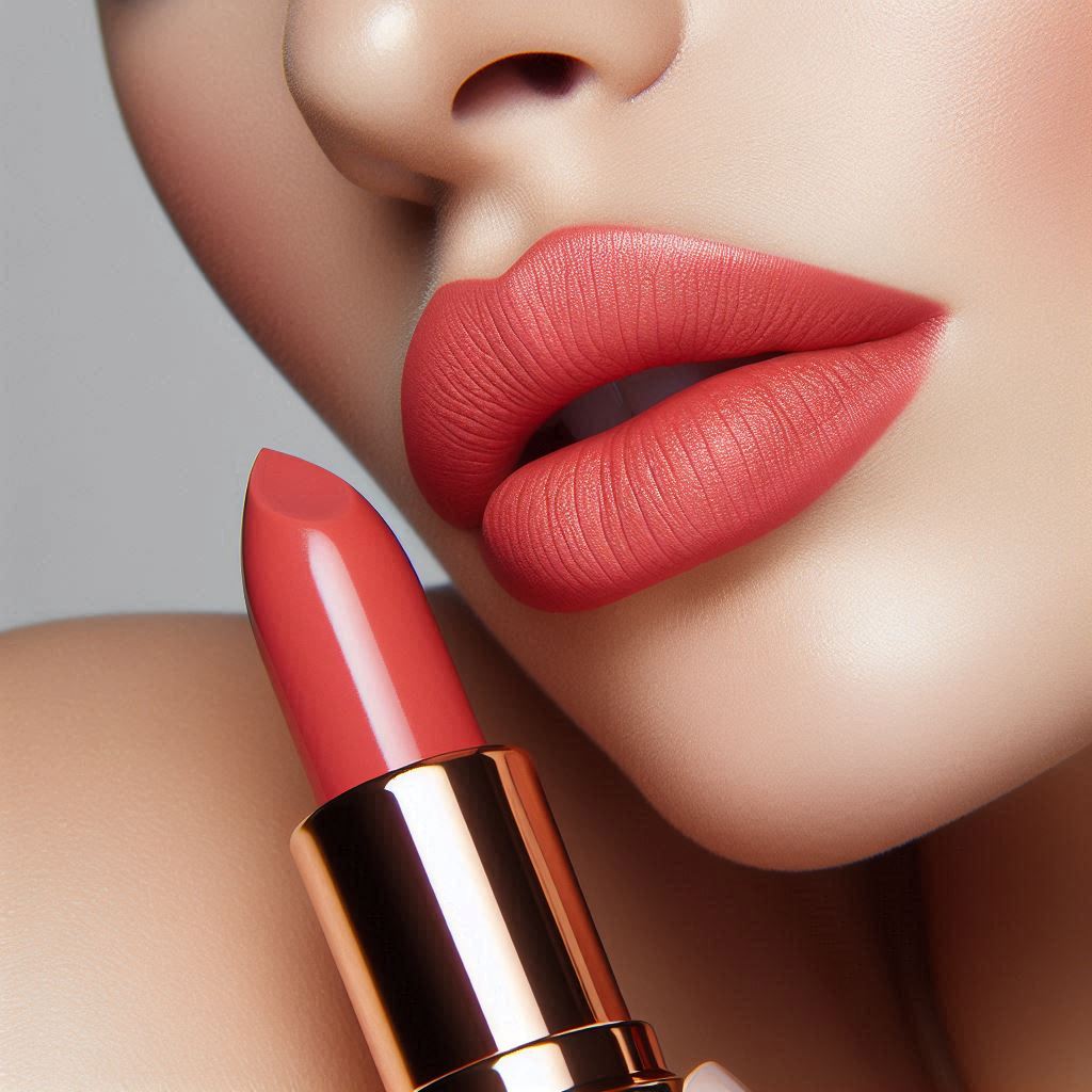 Coral Lipstick