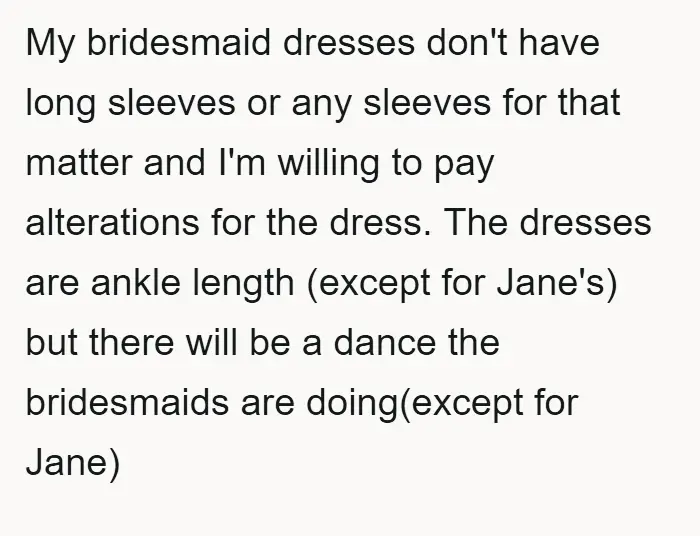 Wedding conflict over bridesmaid scars and anxiety triggers