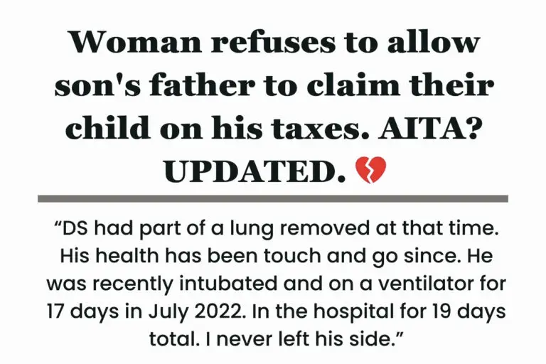 Should I let my child's father claim him on taxes?