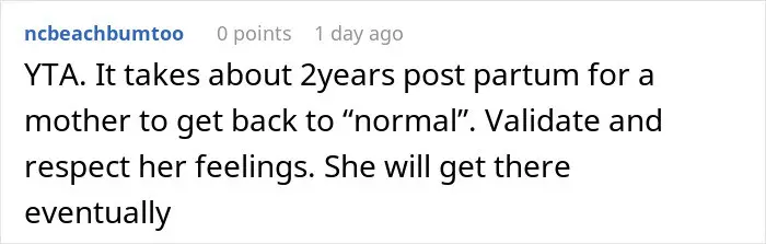 Husband Missed Childbirth, Wife Can't Move On