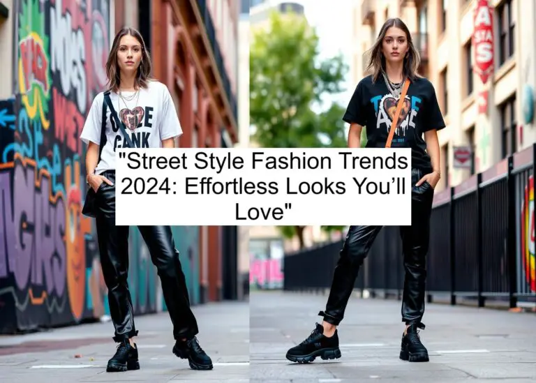 Street Style Fashion Trends 2024