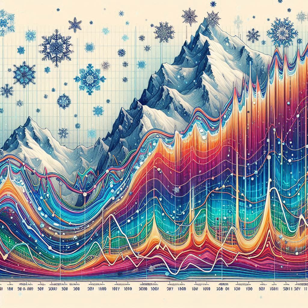 Historic snowfall data chart