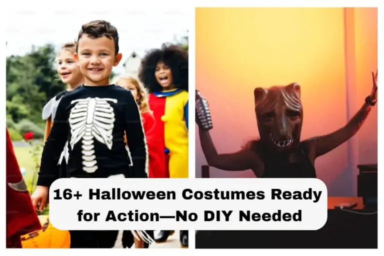 Effortless Halloween costumes for adults